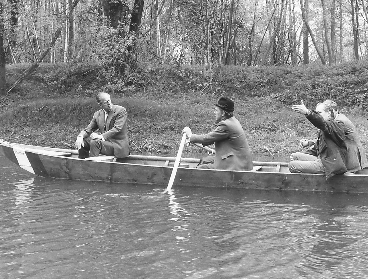 Prince Philip visiting what is now Danube National Park in 2001